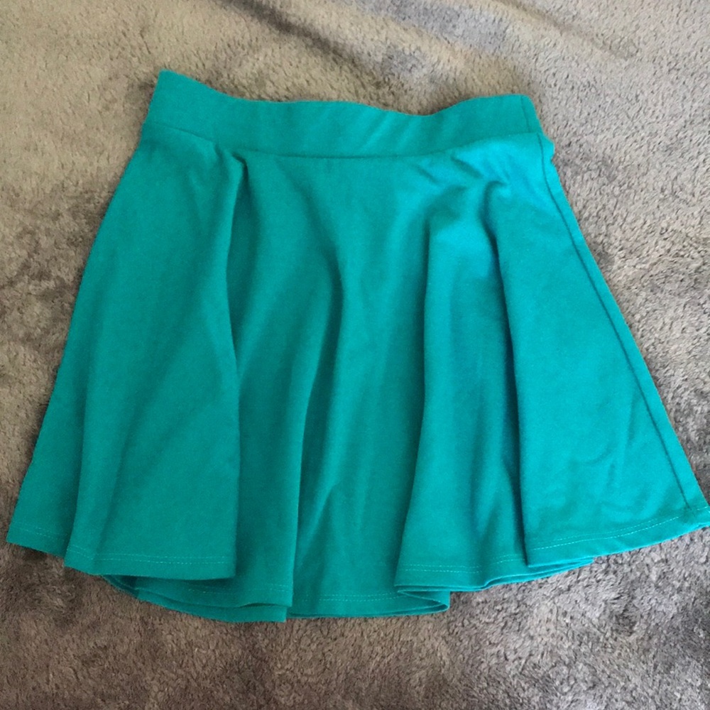 Forever 21 teal skirt
